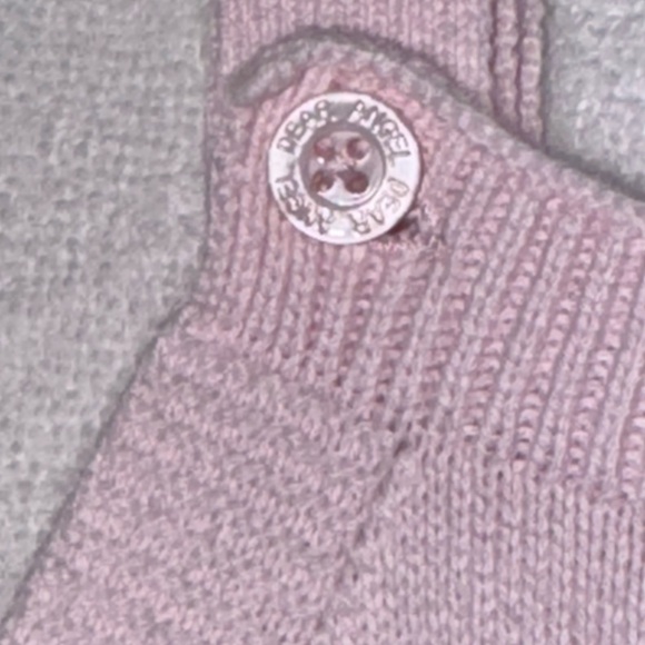 ANGEL DEAR BOUTIQUE pink sweater romper baby girl's size 18-24 months 18M - Picture 6 of 11